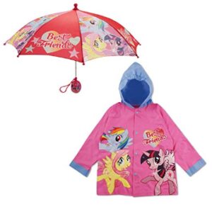 this is an image of a Pony rainwear set for kids. 