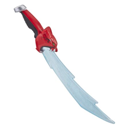 This is an image of a power ranger red cheetah blade. 