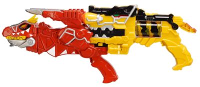 This is an image of Power ranger dino super charge blaster set