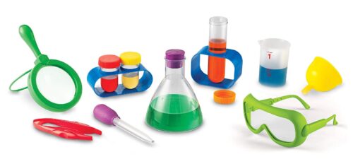 this is an image of a primary science lab set for kids. 