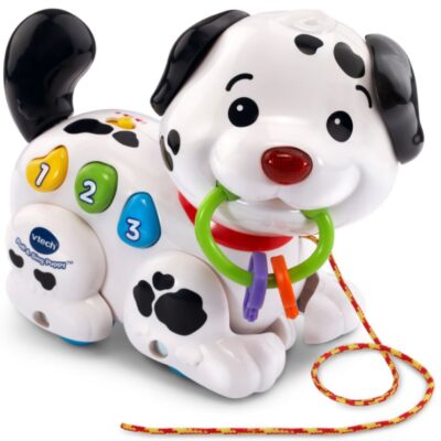 This is an image of puppy that sing and pull toy for babies