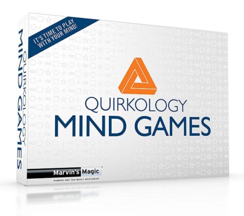 this is an image of a Quirkology Mind Game for kids age 10 years old and up. 