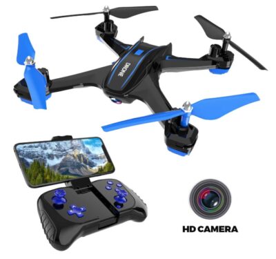 this is an image of a RC Drone with 720P camera and HD video feature. 