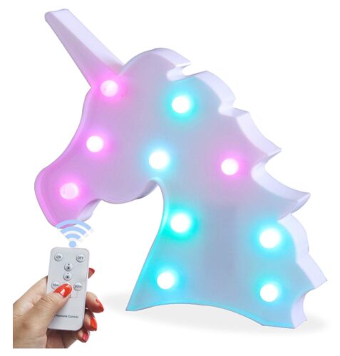 this is an image of a RC Unicorn night light for girls. 