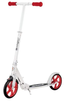 this is an image of a kid's kick scooter. 