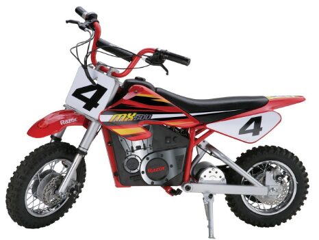 This is an image of Razor Dirt rocket electric motocross bike