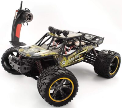 This is an image of Monster Vehicle with remote control by GPTOYS in green color