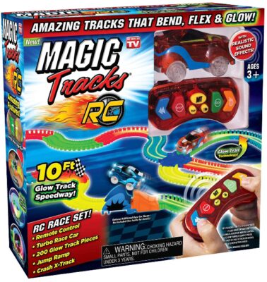 This is an image of kid's turbo race cars with remote control, multicolored