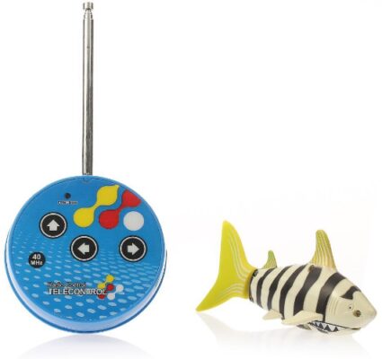 This is an image of mini electrical toy shark with remote control