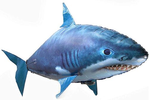 This is an image of Air Swimmers Remote Control Flying Shark toy