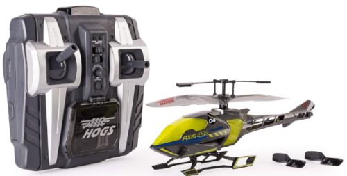 This is an image of Air Hogs, Axis 400x, 4 Channel RC Helicopter, Grey