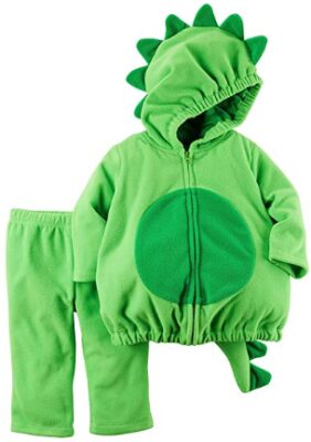 this is an image of a dinosaur costume designed for baby boys.
