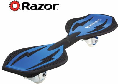 This is an image of a blue caster board.