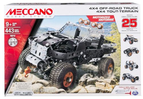 This is an image of off-Road truck with 25 model building kit