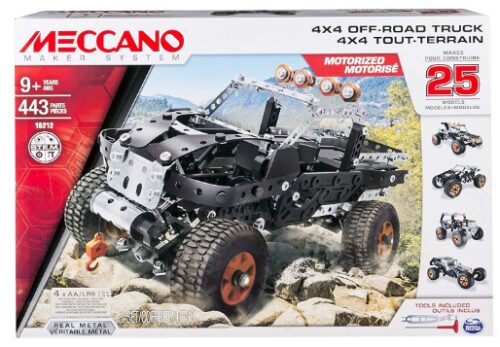 This is an image of off-Road truck with 25 model building kit 