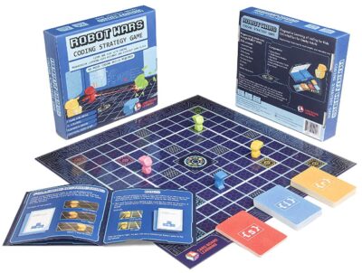 This is an image of coding board game desgined to educate kids