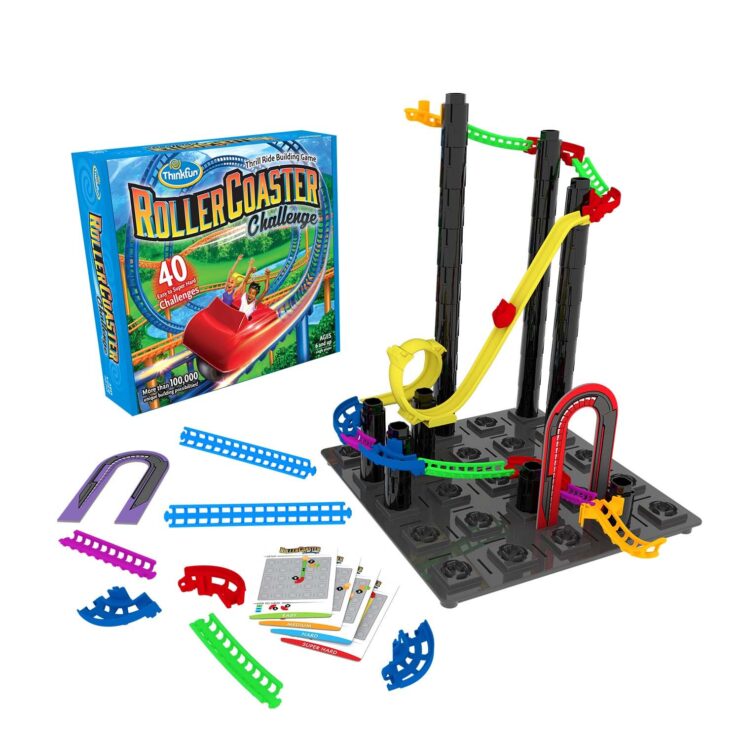 ThinkFun Building Game For kids Roller Coaster Challenge STEM 