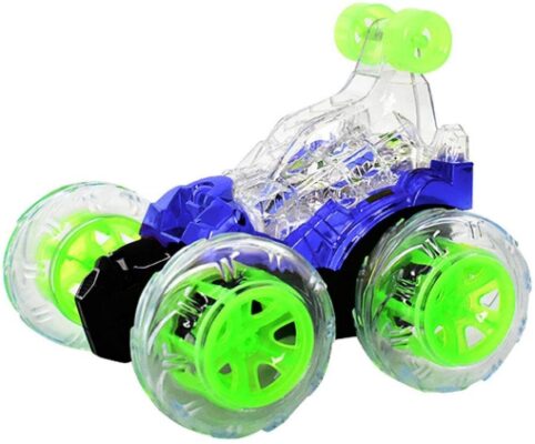 This is an image of RC Rolling Stunt Car Toy