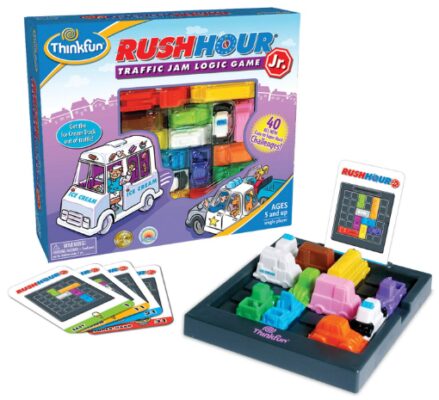 This is an image of This game is a junior version of international rush hour designed for both girls and boys ages 5 and up