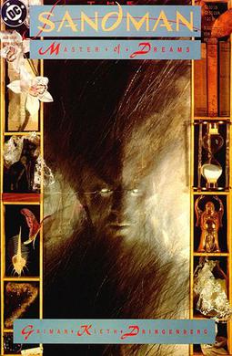 The front cover of sandman the book