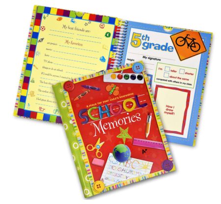 This is an image of a scrapbook photo for kids preschool memories. 