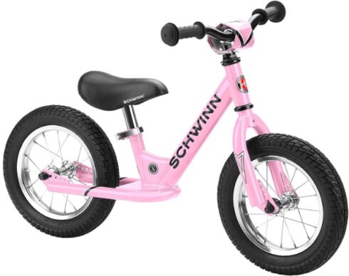 This is an image of Schwinn pink Balance Bike