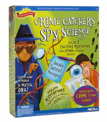 This is an image of a spy kit by Scientific Explorer. 