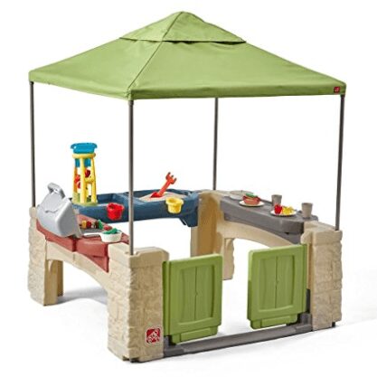 outdoor play area with canopy 
