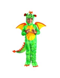 green dragon dressing up outfit