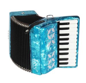 this is an image of a beginner accordion with 22 keys