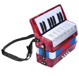 this is an image of a 17 keys childrens accordion