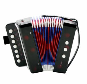 this is an image of a 7 key accordion