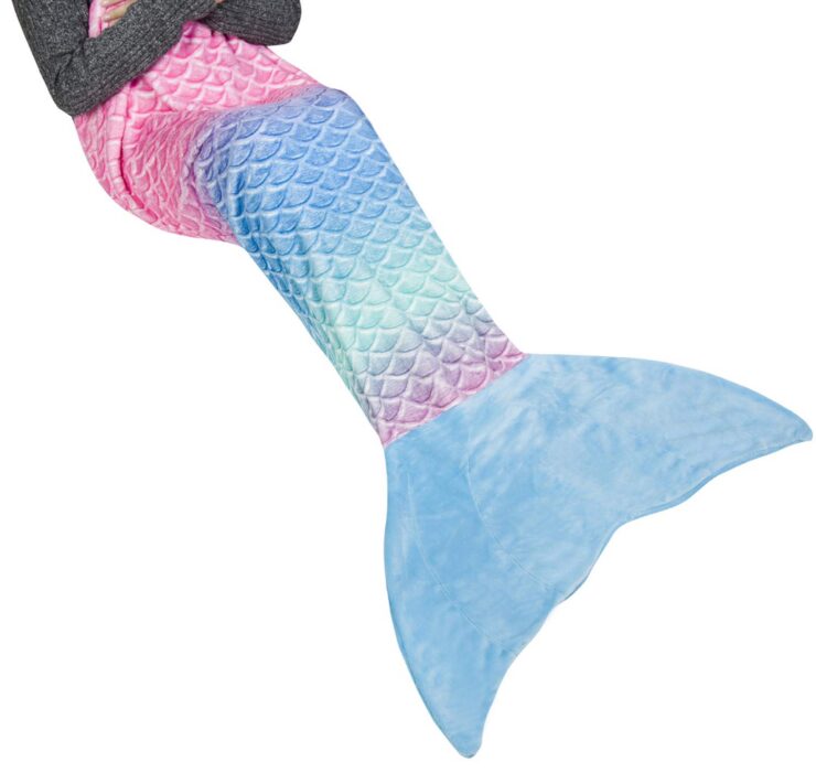 this is an image of an all season mermaid blanket