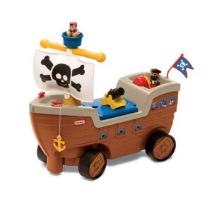 this is an image of the little tiles pirate ship toy