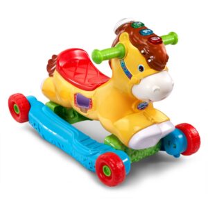 this is an image of a vtech rocking horse