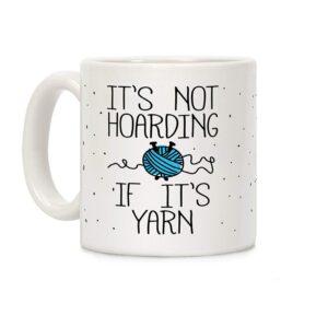 this is an image of a mug for yarn lovers