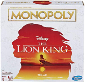 this is an image of lion king monopoly