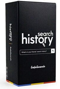 black Search History Adult Card Game boxset