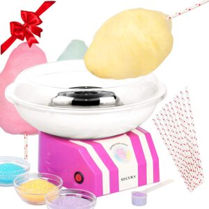 Secura Cotton Candy Machine Sugar Free Hard Candy Floss Maker Homemade Sweets Party