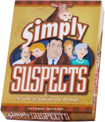 This is an image of kids strategy board game named simply suspects 