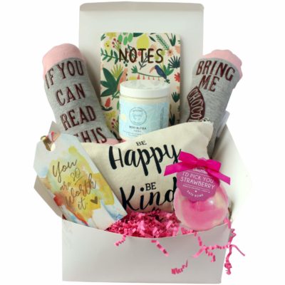 This is an image of a premium gift basket for sisters. 