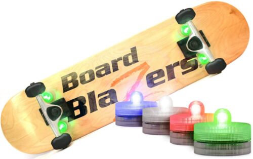 This is an image of Skateboard with Board Blazers shining bright