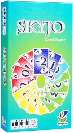 This is an image of Skyjo card game designed for kids and adults 