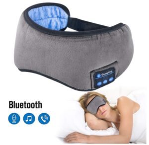 woman using Sleeping headphones