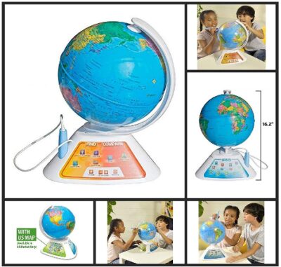 This is an image of kid's Smart Globe Discovery Educational World Geography Kids