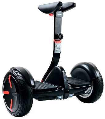 This is an image of Smart Self Balancing Transporter In black Color 