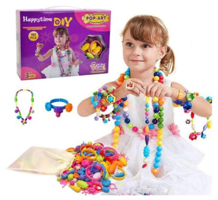 This is an image of a 180 piece DIY jewelry kit for graduation gifts. 