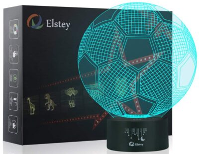 This is an image of kid's soccer 3D LED night light 