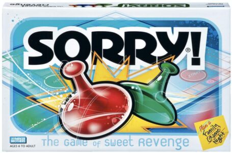 This is an image of counting and sportsmanship board game named Sorry 