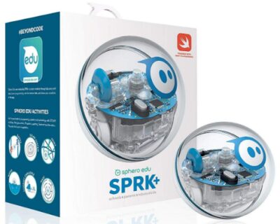 This is an image of kid's sphero sprk robot ball in blue color